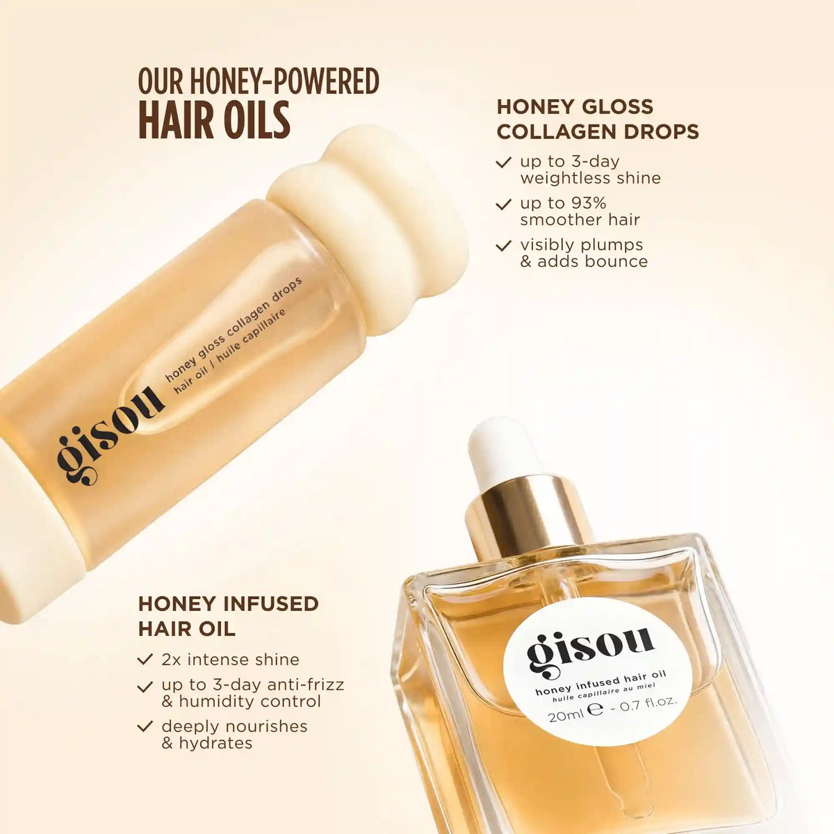 Honey Hair Oil Duo