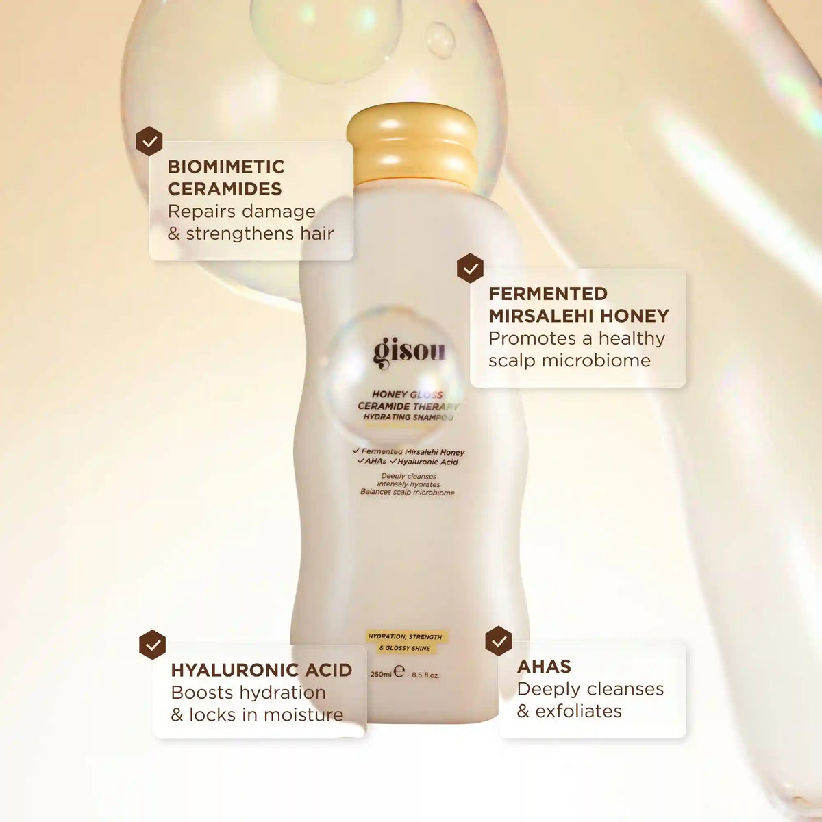 Honey Gloss Ceramide Therapy Hydrating Shampoo